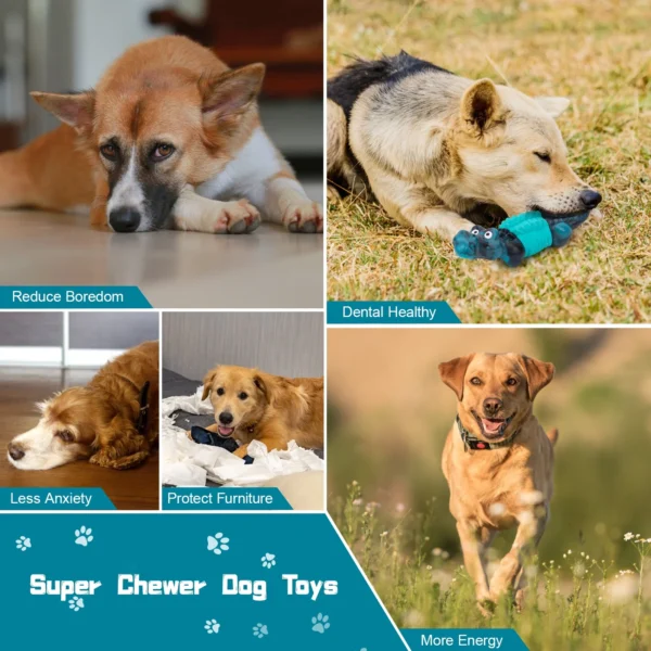 Dog Toys for Aggressive Chewers,Indestructible Dog Toys - Image 4