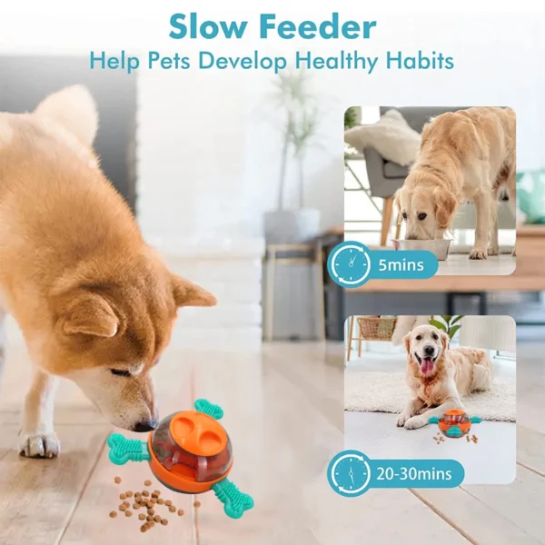 Dog Tumbler Toys, Interactive Dog Puzzle Toys for Small Medium Large Dogs - Image 3