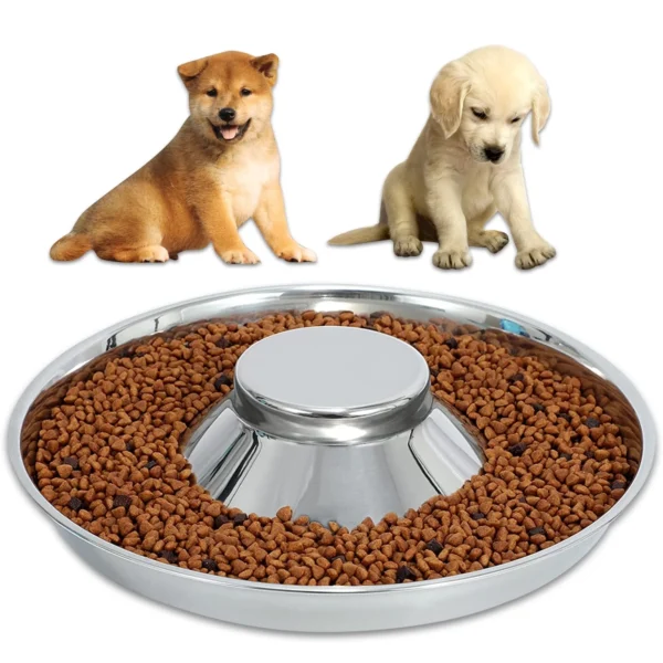 Puppy Feeder Bowl, Stainless Steel Dog Bowls for Puppy, Food Feeding