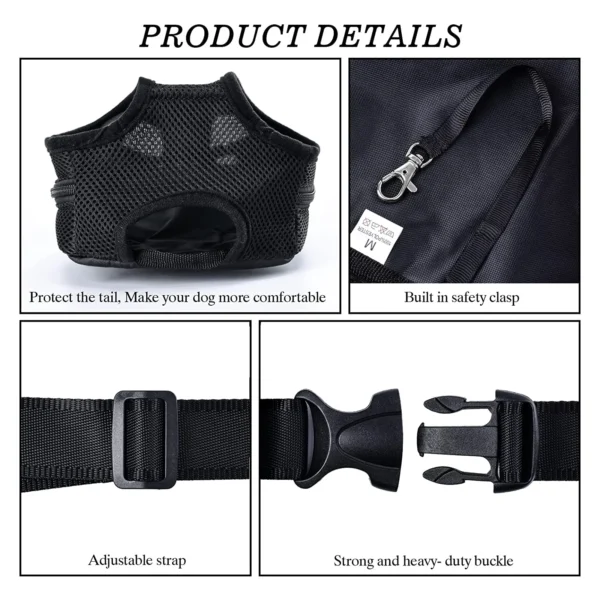 Dog Cat Carrier Backpack Adjustable Frontpack Carrier Outdoor - Image 2