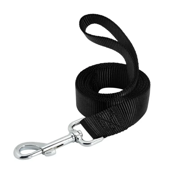 Plain Pet Puppy Cat Dog Collar and Matching Leash set - Image 2