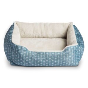 Cuddler Small Dog or Cat Bed, Blue 19