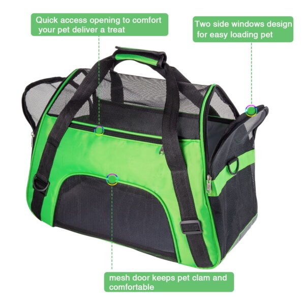Airline Approved Pet Carrier,Soft Sided Cat Carriers for Small - Image 4
