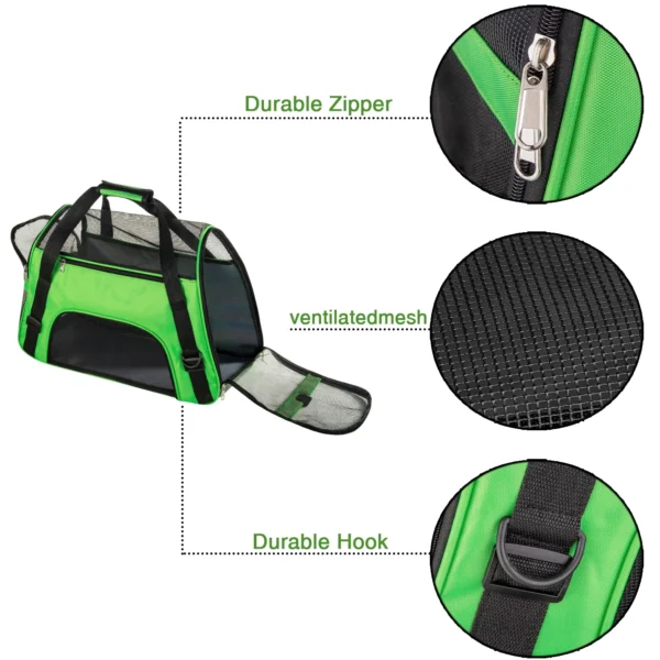 Airline Approved Pet Carrier,Soft Sided Cat Carriers for Small - Image 3